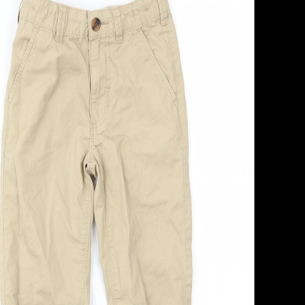 George Boys Beige   Jogger Trousers Size 6-7 Years
