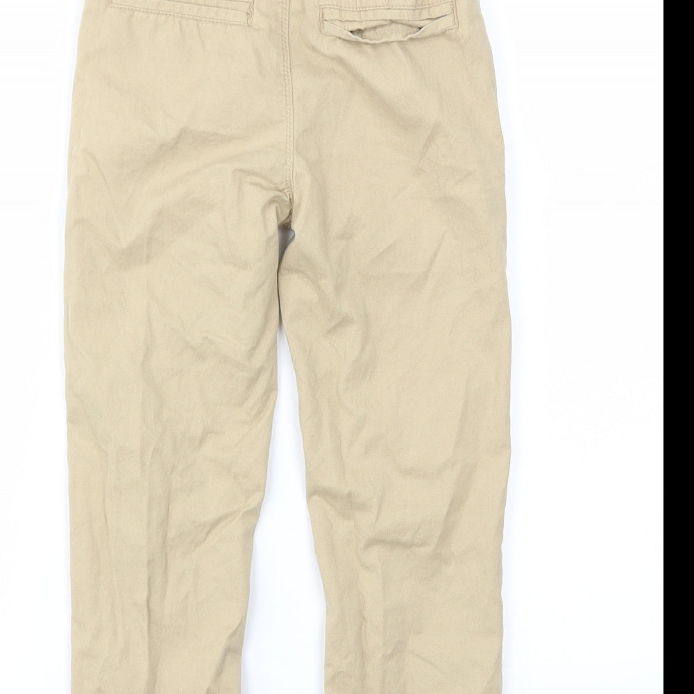 George Boys Beige   Jogger Trousers Size 6-7 Years
