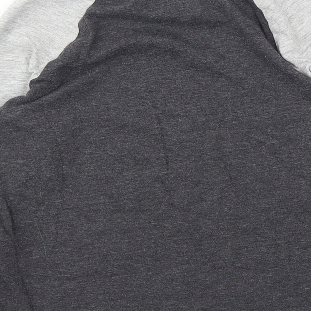 George Boys Grey Animal Print  Basic T-Shirt Size 4-5 Years