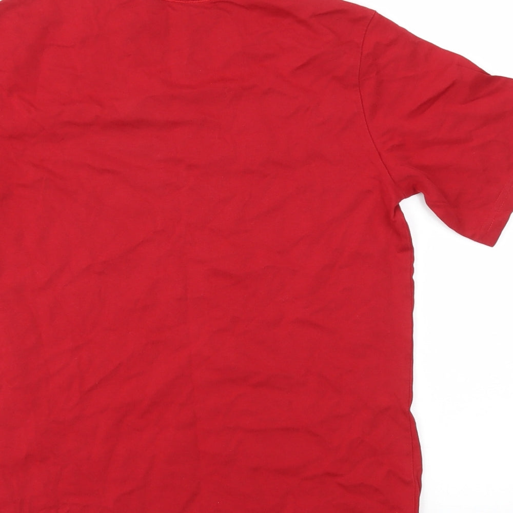 Jordan Boys Red   Basic T-Shirt Size M