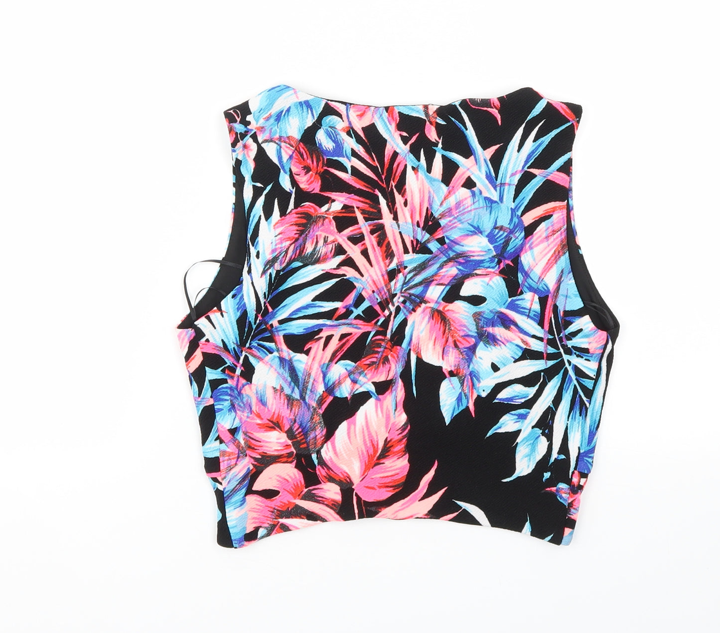 NEW LOOK  Womens Multicoloured Floral  Basic T-Shirt Size 10