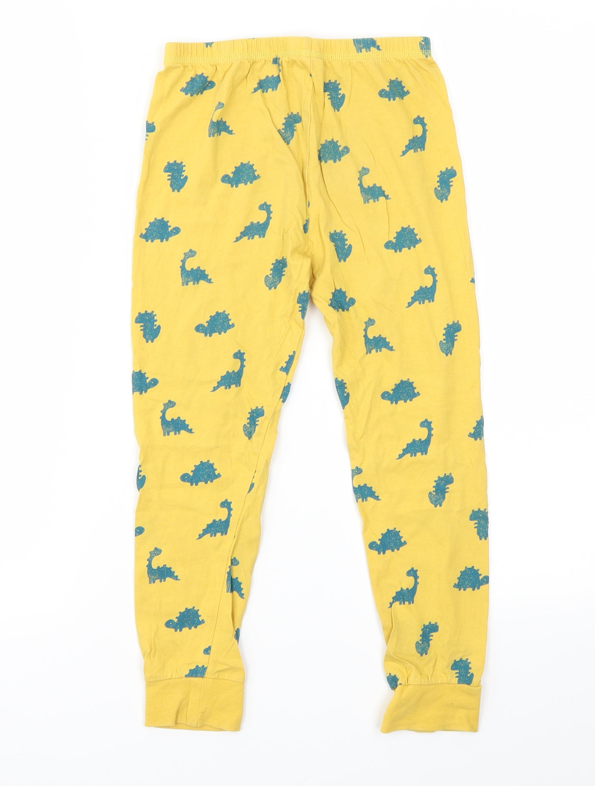 George Boys Yellow Animal Print  Jogger Trousers Size 6-7 Years
