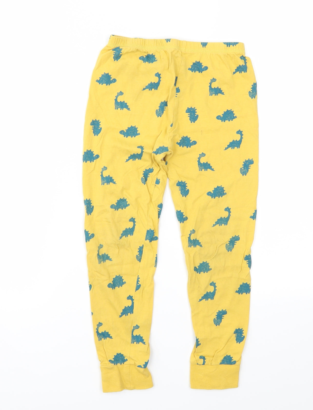 George Boys Yellow Animal Print  Jogger Trousers Size 6-7 Years