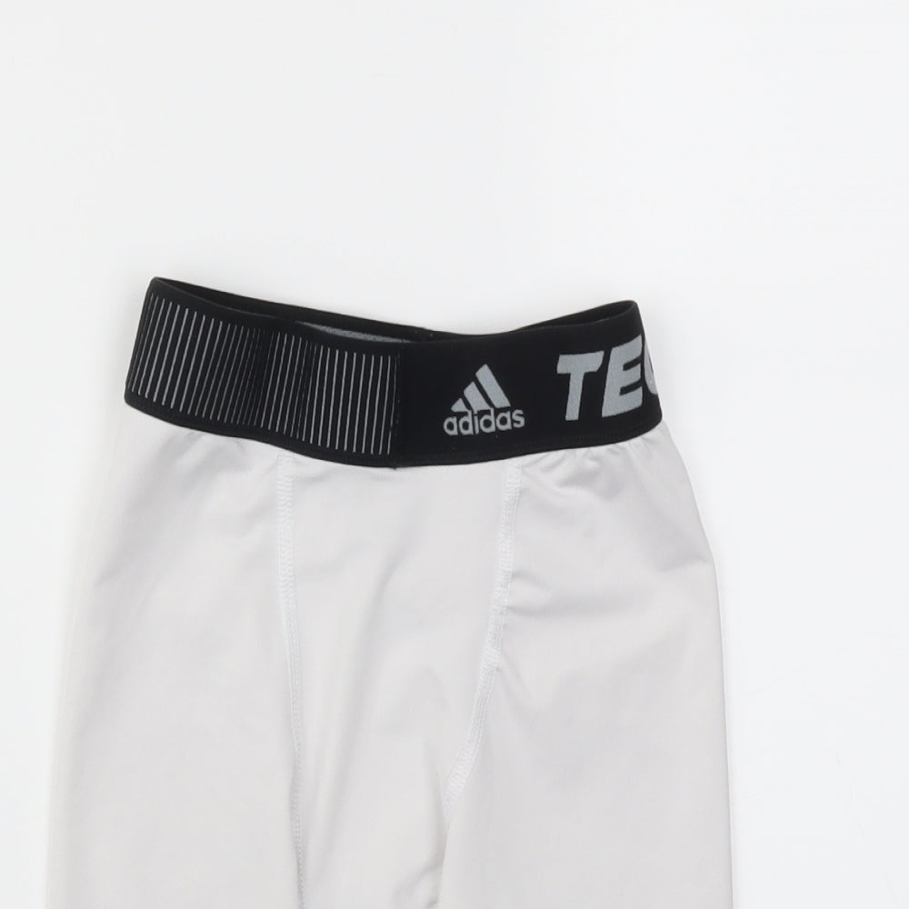 adidas Mens White   Sweat Shorts Size S