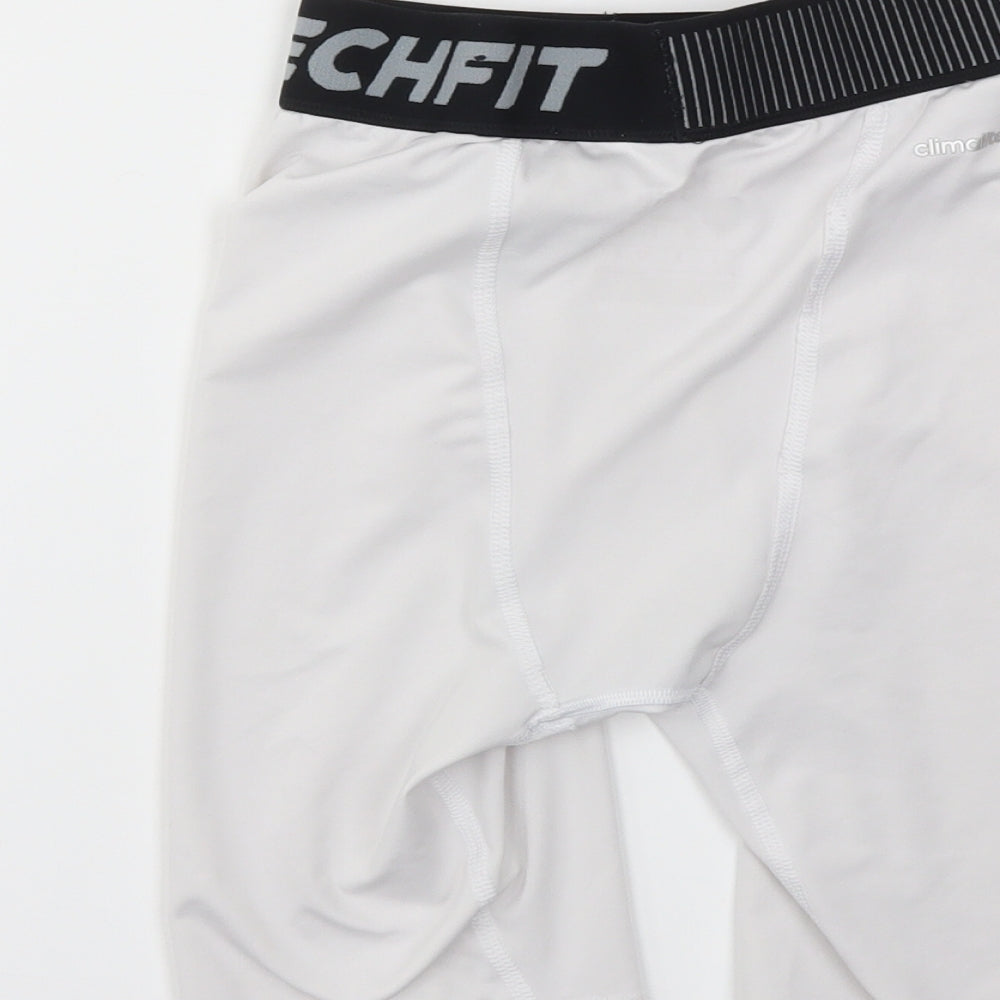 adidas Mens White   Sweat Shorts Size S