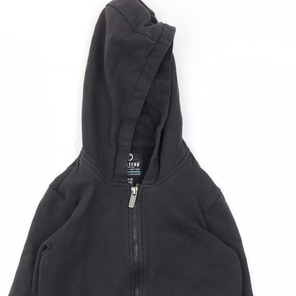 Firetrap Boys Black   Full Zip Hoodie Size 9-10 Years