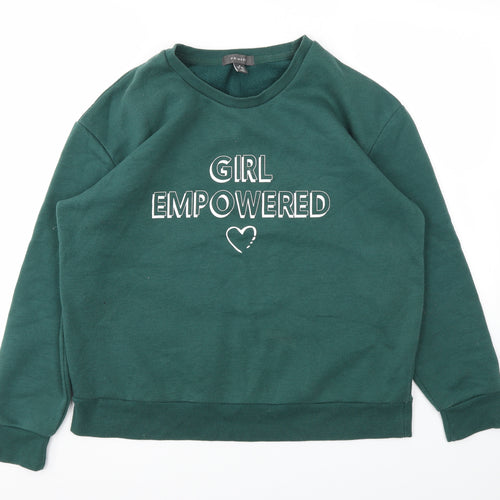 Primark Womens Green   Shrug Jumper Size M
