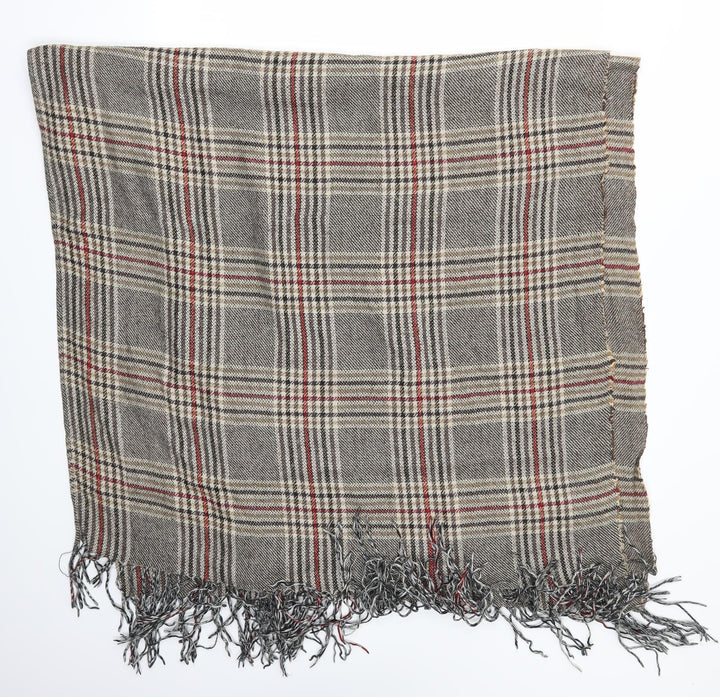 Preworn Womens Brown Check   Scarf
