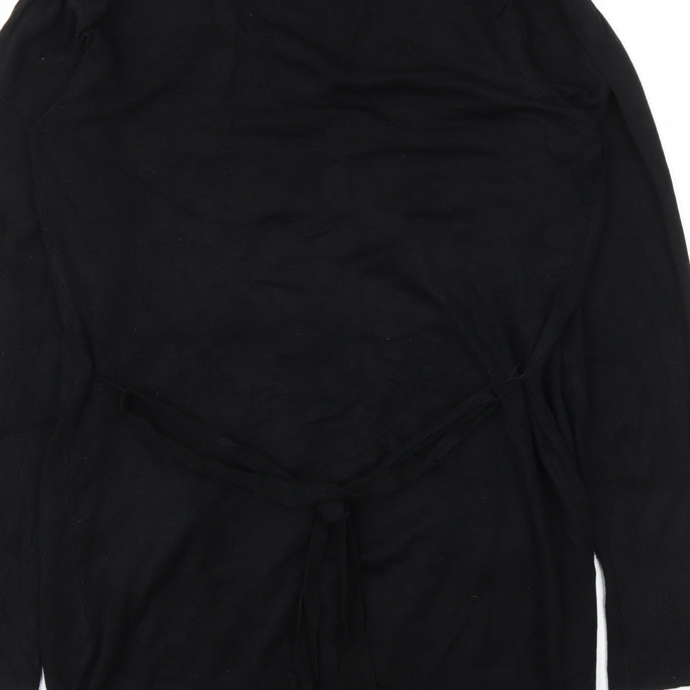 Preworn Womens Black   Cardigan Jumper Size 16