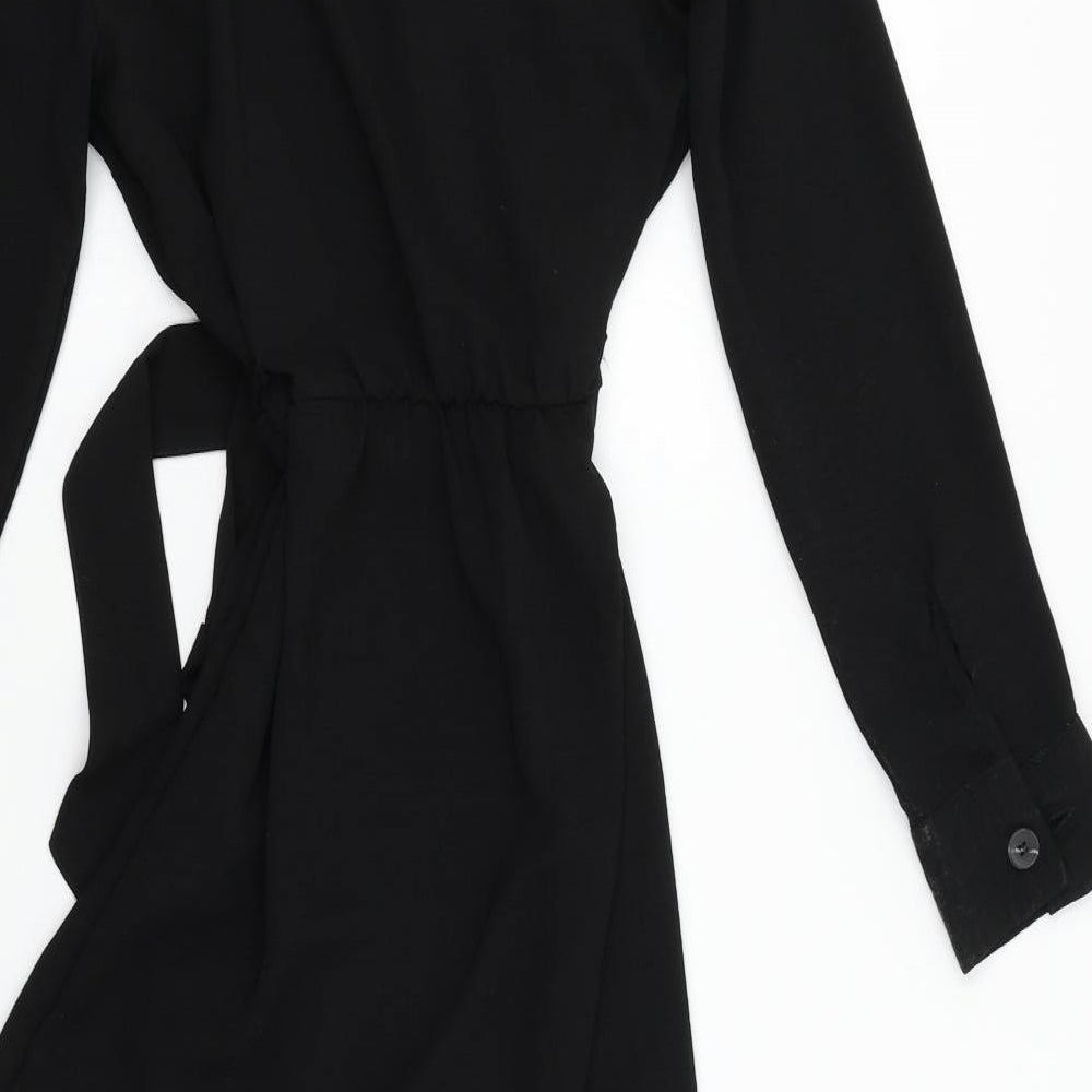 Primark Womens Black   Shirt Dress  Size 4