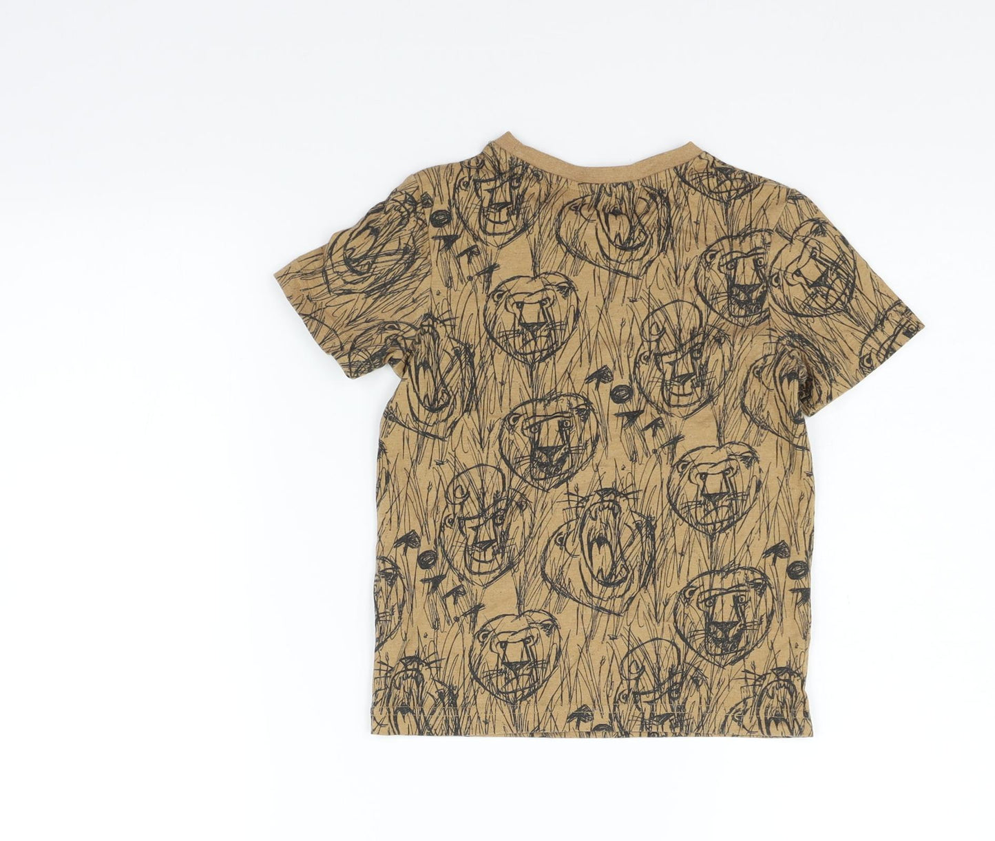 TU Girls Brown   Basic T-Shirt Size 3-4 Years