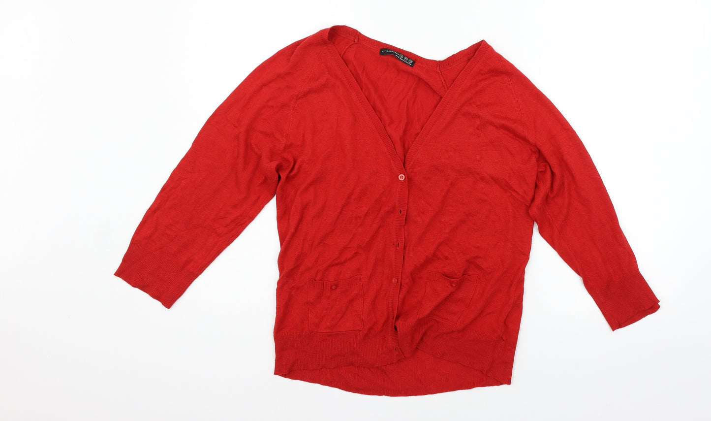 Atmosphere Womens Red   Cardigan Jumper Size 16