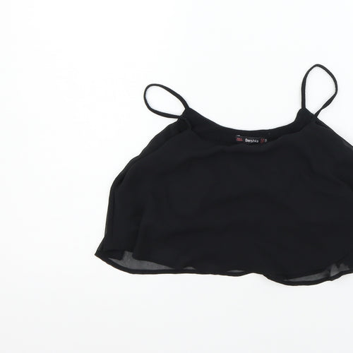 Berksha Womens Black   Basic Tank Size XS