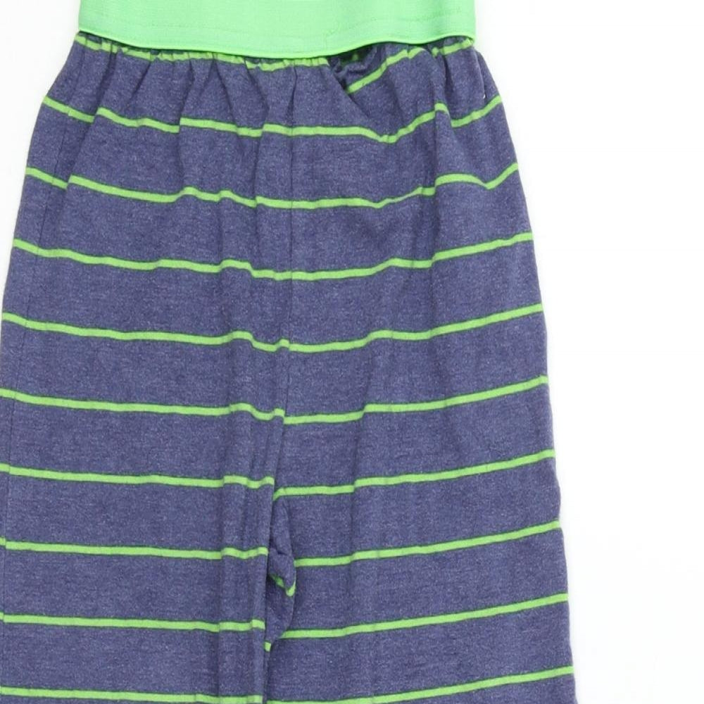 TU Girls Blue Striped  Jegging Trousers Size 4-5 Years