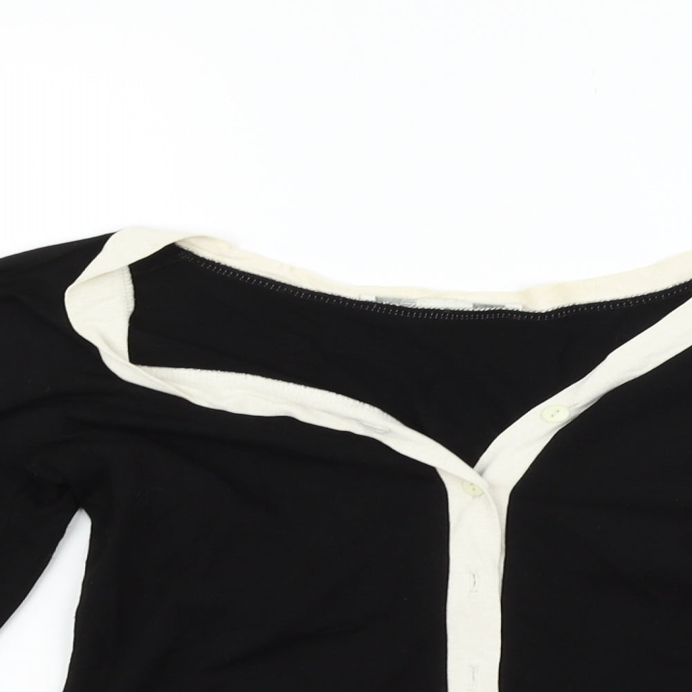 Cote Femme Womens Black   Basic T-Shirt Size S