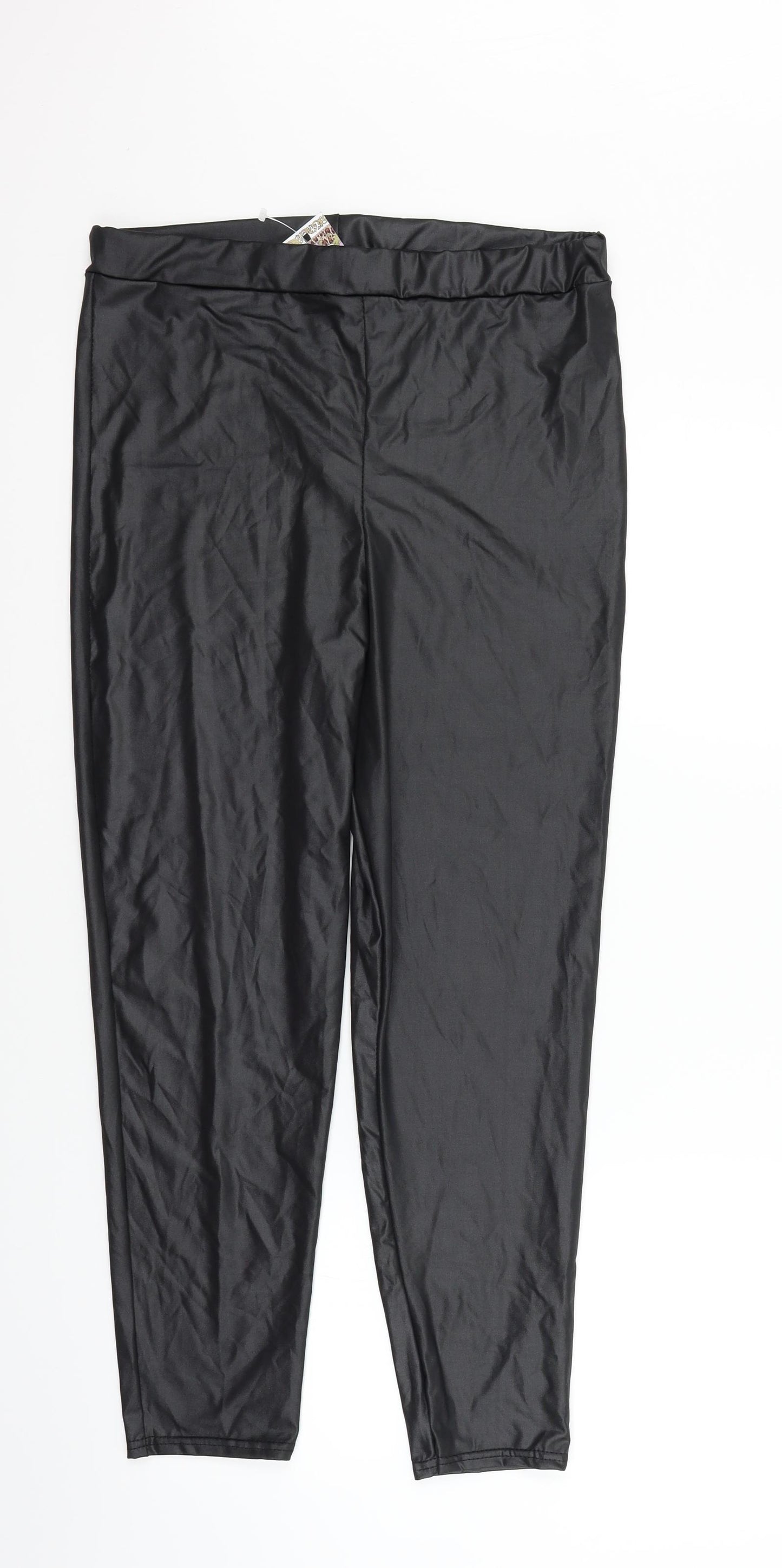 Boohoo Womens Black   Jegging Trousers Size 16 L27 in