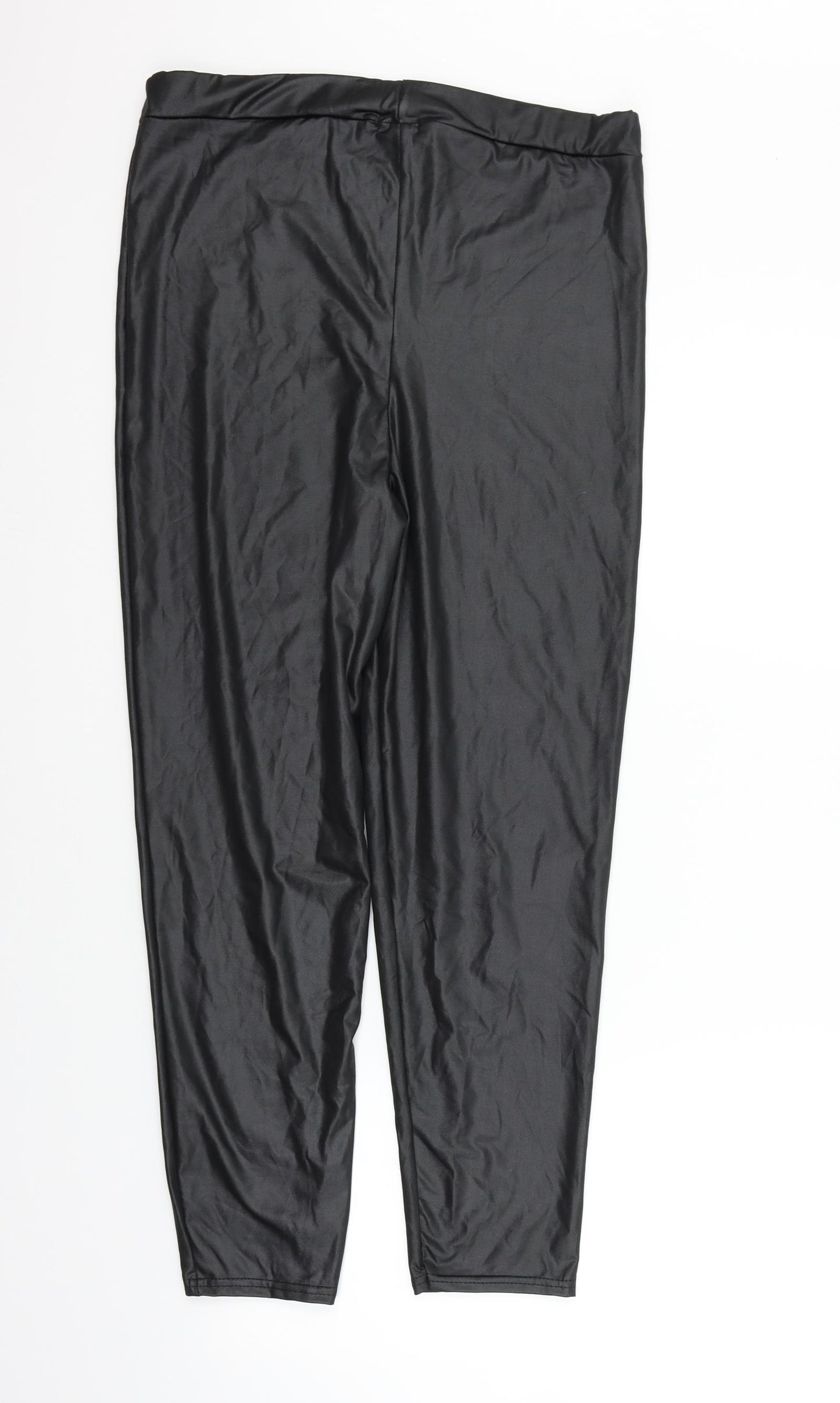 Boohoo Womens Black   Jegging Trousers Size 16 L27 in