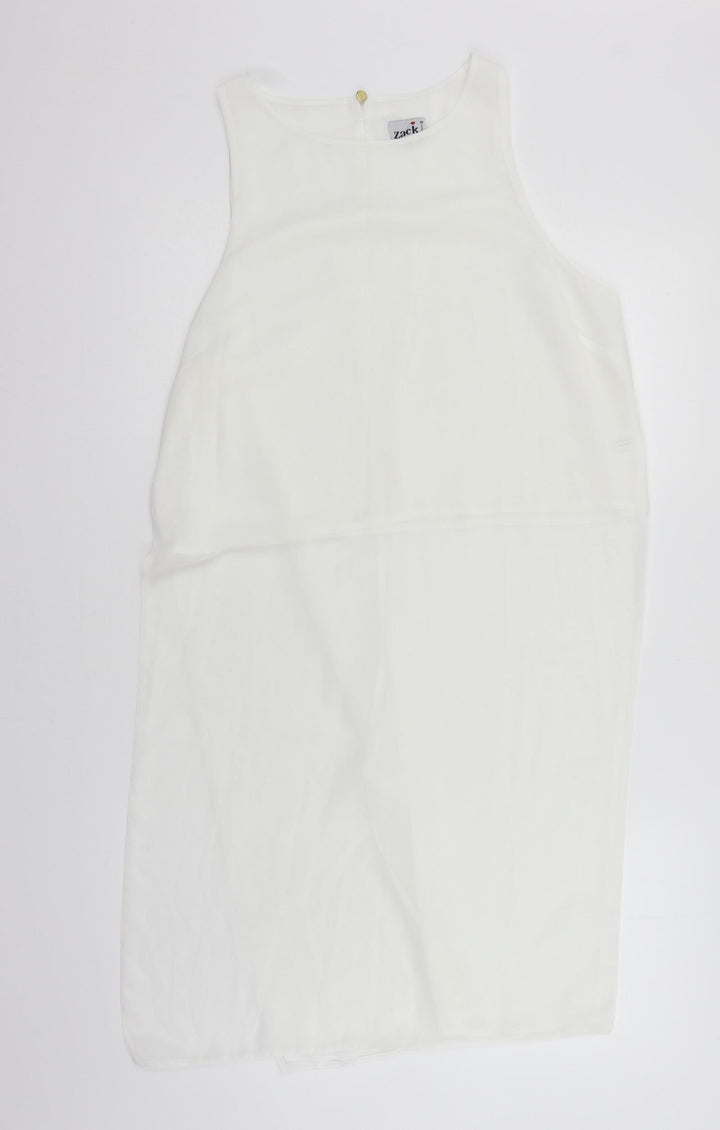 zach Womens White   A-Line  Size 12