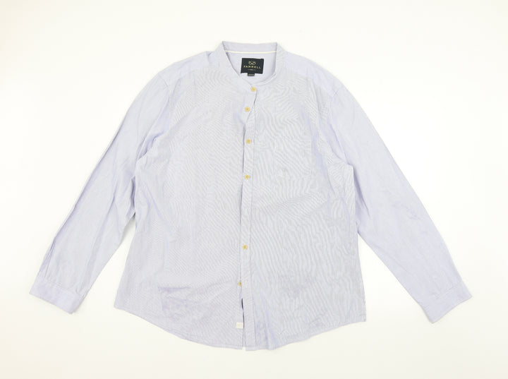 Farrell Mens Blue Button-Up Size 2XL