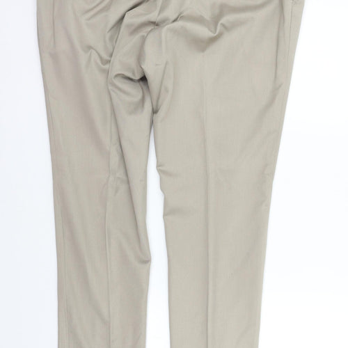 Preworn Womens Beige   Trousers  Size 40 in L31 in