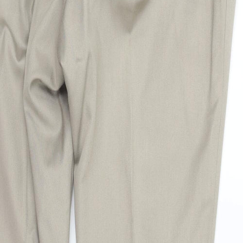 Preworn Womens Beige   Trousers  Size 40 in L31 in