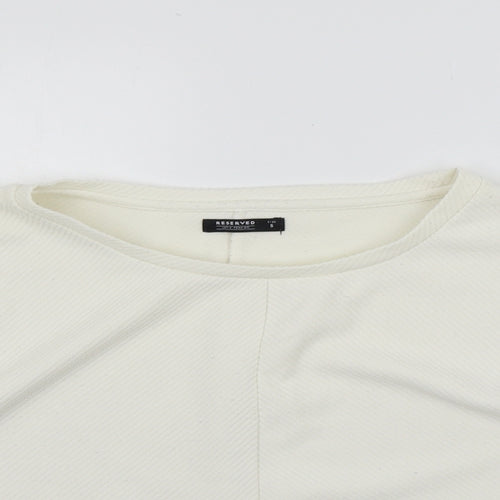 RESERVED Womens White   Pullover Jumper Size S