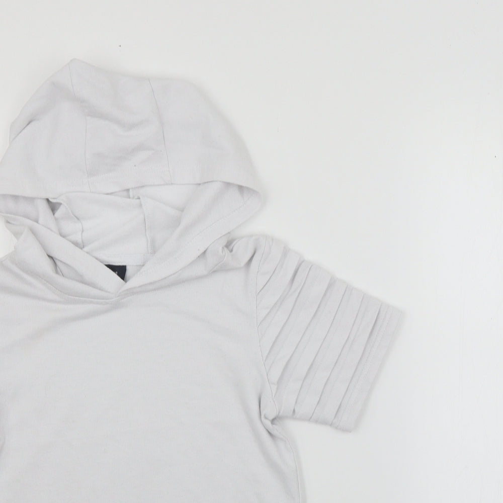 urban id Girls White   Pullover Jumper Size 7-8 Years