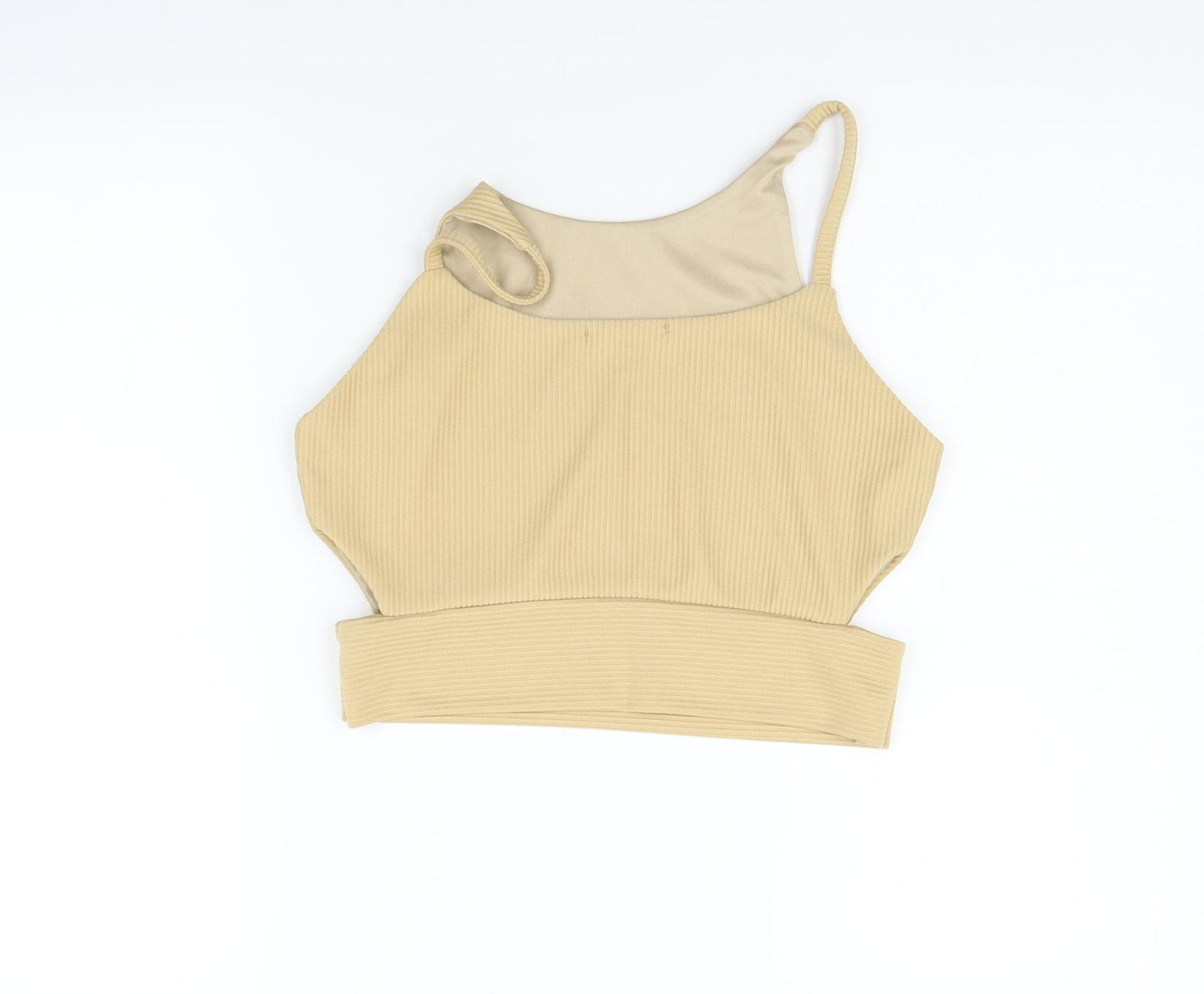Missguided Womens Beige   Basic Tank Size 12