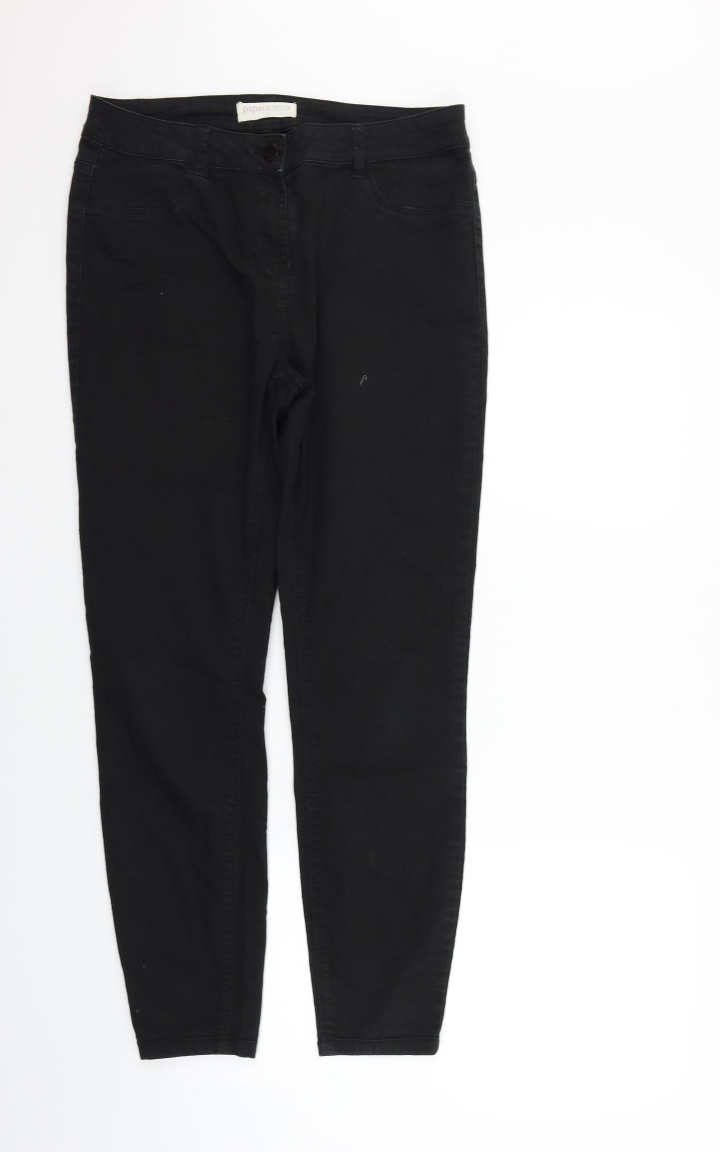 Papaya Womens Black   Straight Jeans Size 12 L27 in