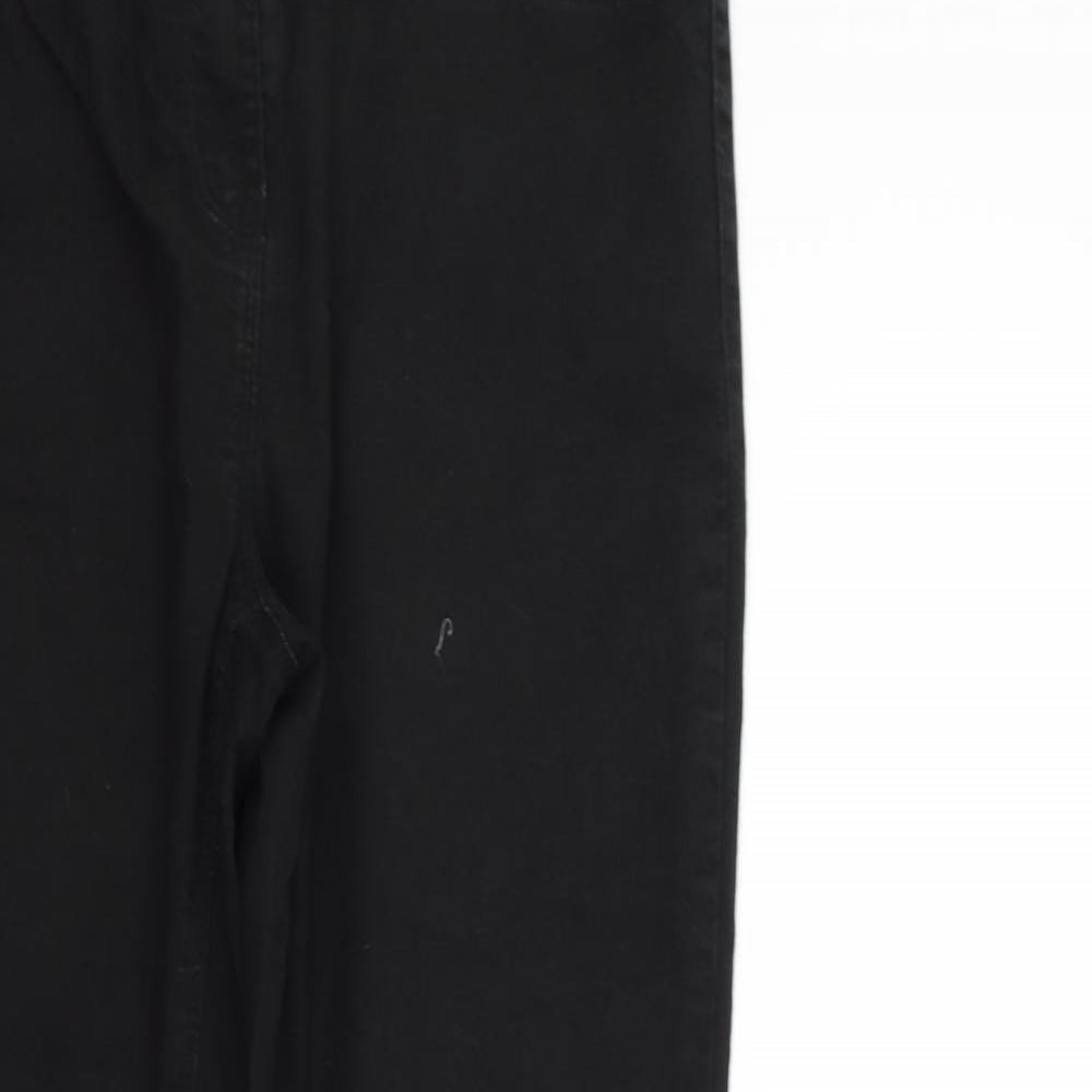 Papaya Womens Black   Straight Jeans Size 12 L27 in