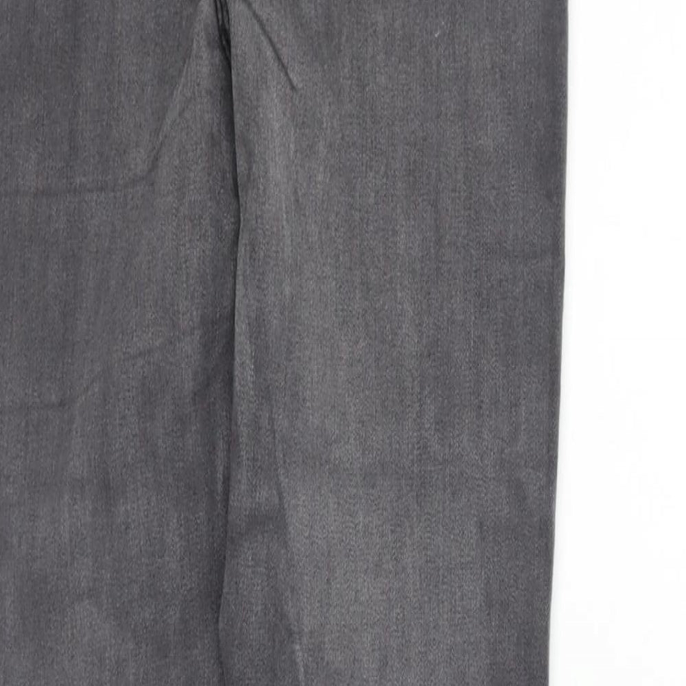 PRETTYLITTLETHING Womens Grey   Skinny Jeans Size 10 L28 in