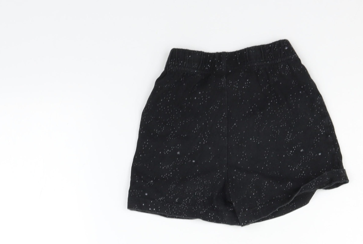 TU Girls Black   Cut-Off Shorts Size 3-4 Years - Star wars