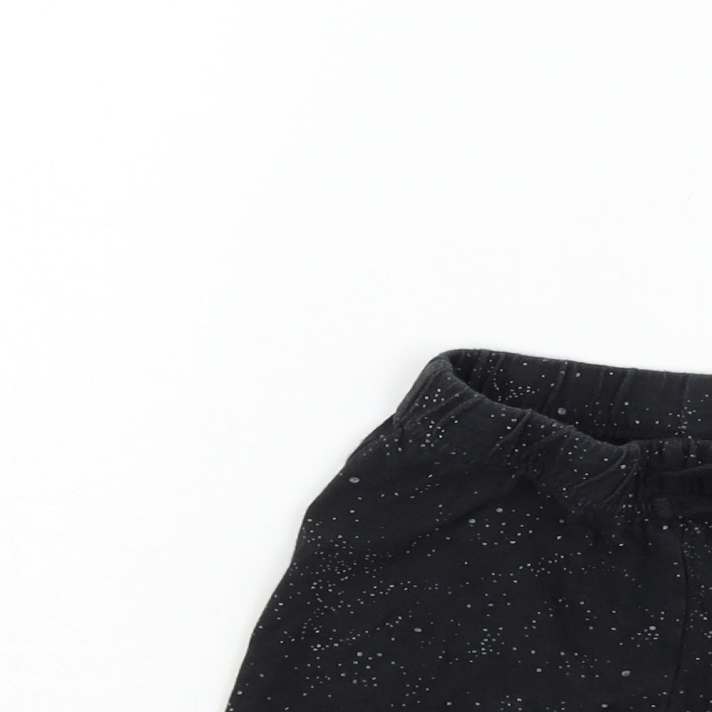TU Girls Black   Cut-Off Shorts Size 3-4 Years - Star wars
