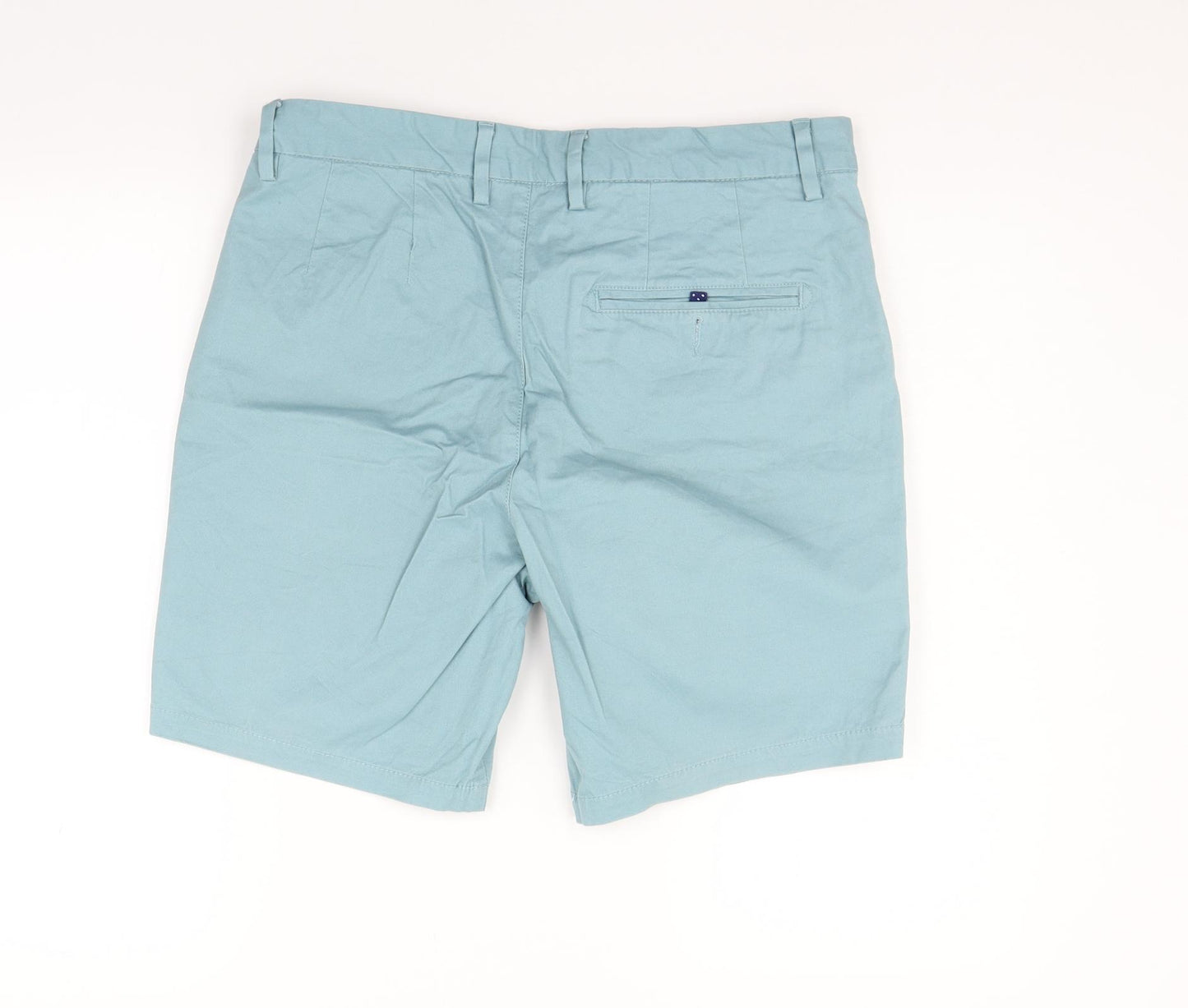 Burton Menswear Mens Blue   Chino Shorts Size 34 in