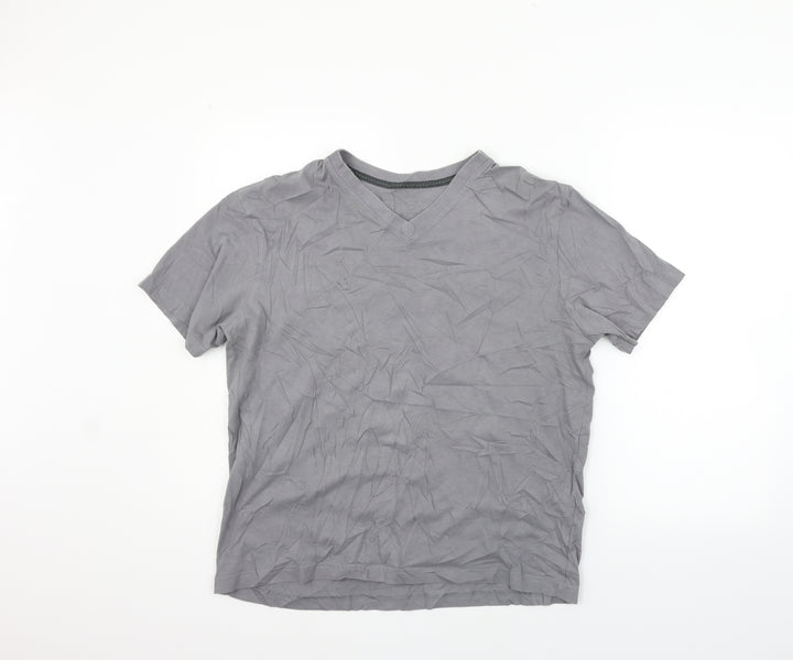 TU Womens Grey Basic T-Shirt Size M