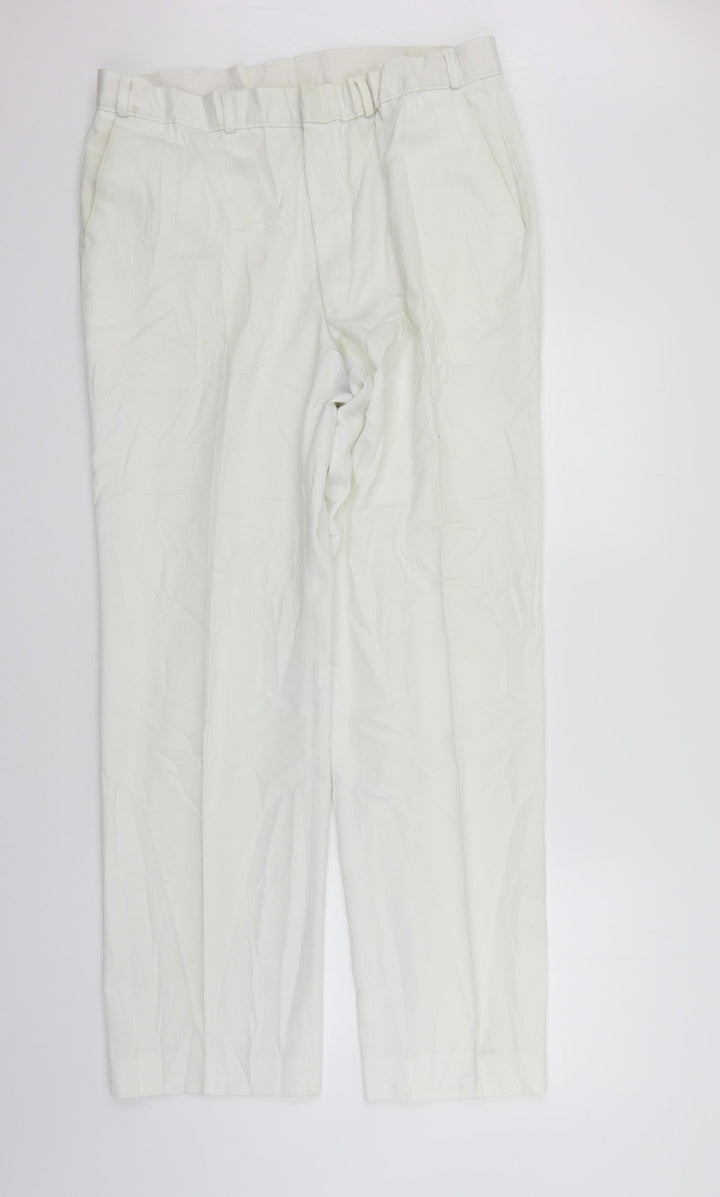 ST MICHAEL Womens White   Straight Jeans Size 38 in L32 in - washable marks