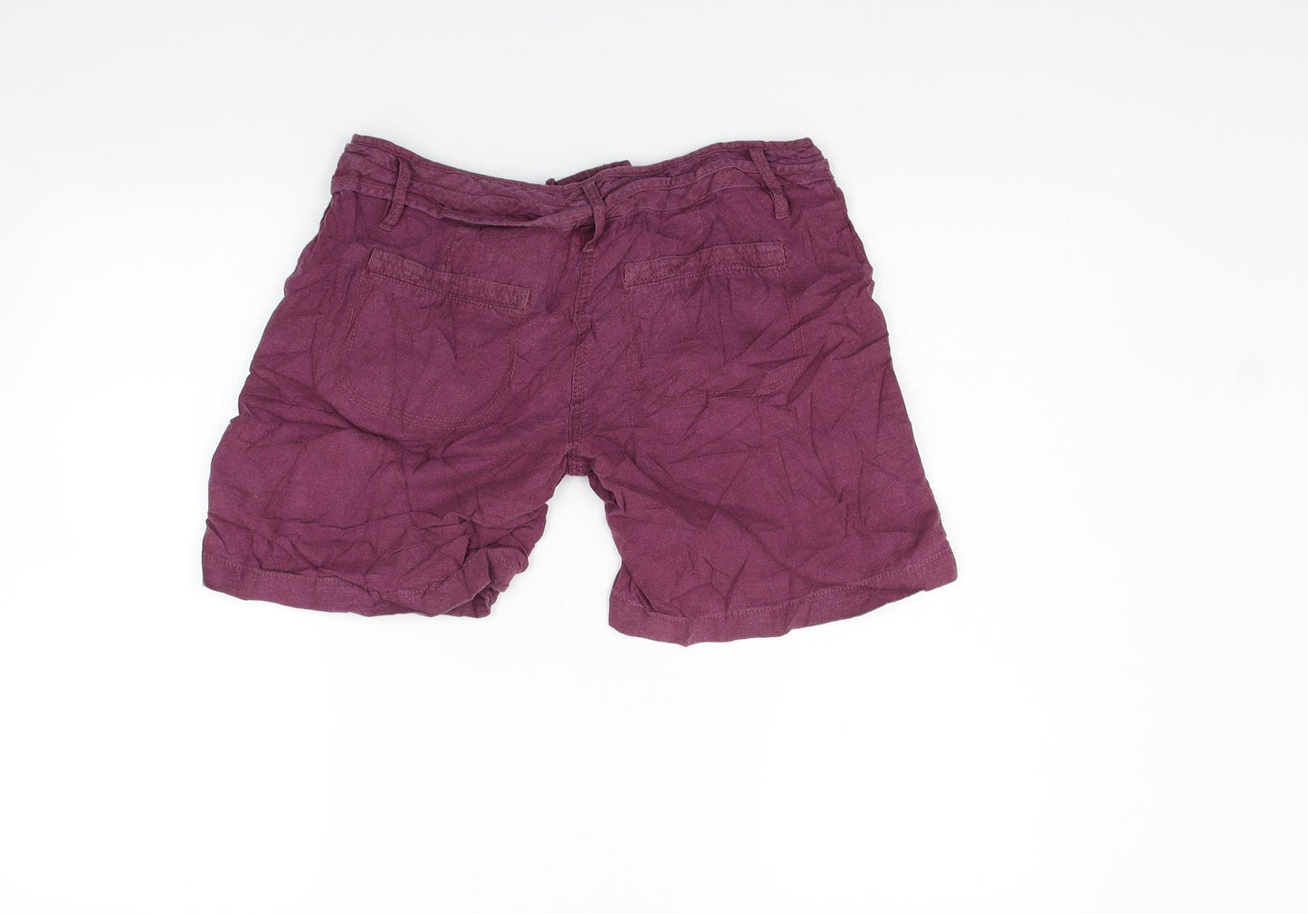 NEXT Womens Purple   Cut-Off Shorts Size 10