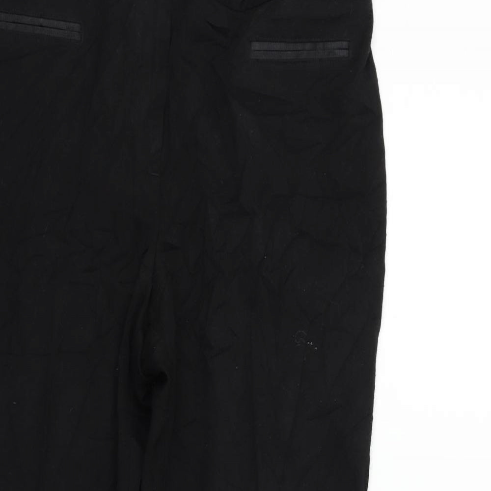 Marks and Spencer Womens Black   Trousers  Size 14 L27 in