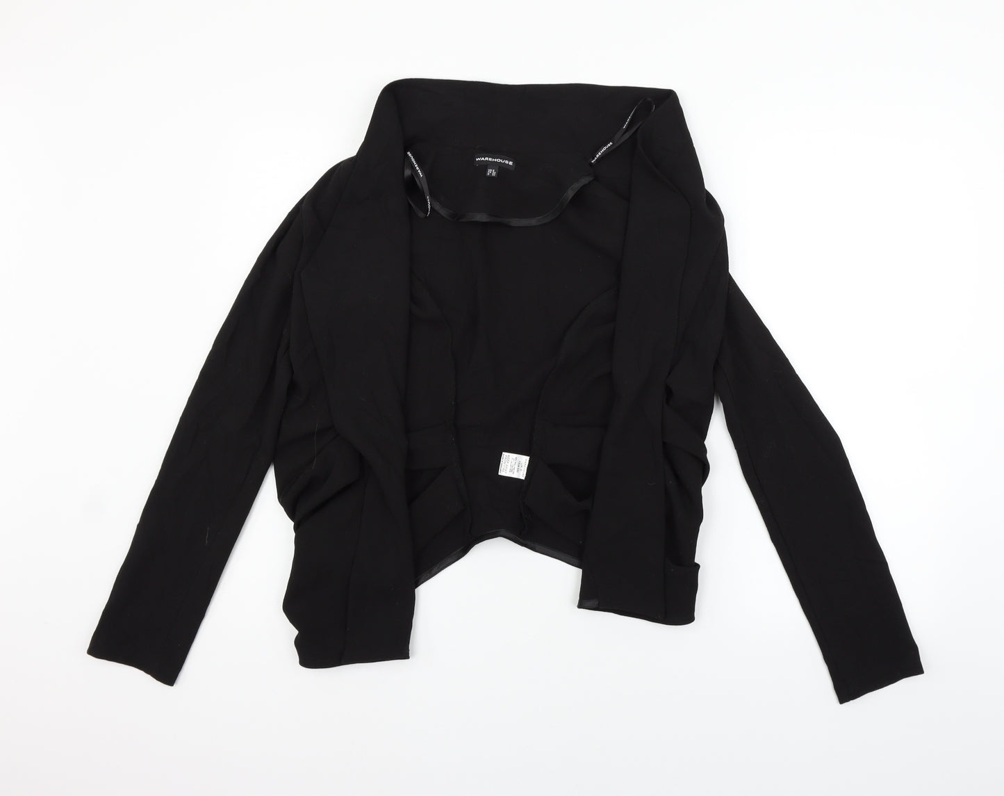 Warehouse Womens Black   Cardigan Jumper Size 6