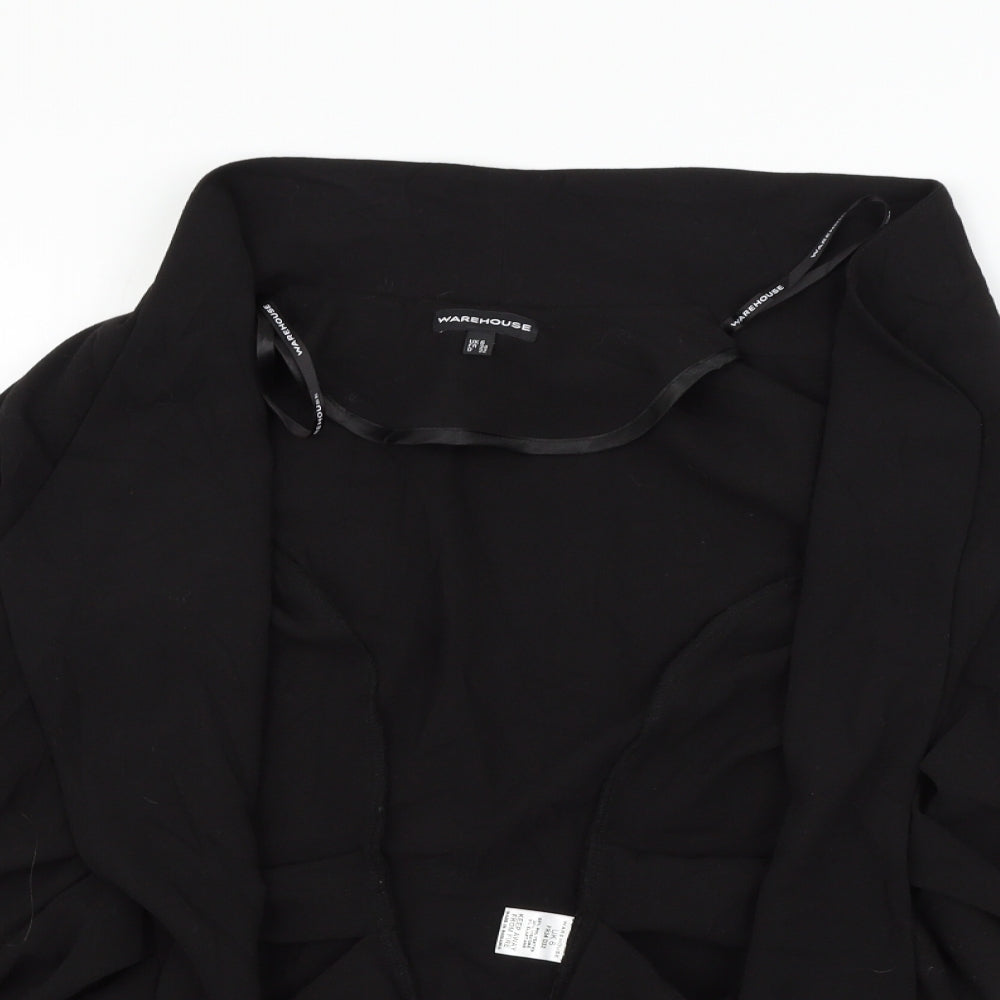 Warehouse Womens Black   Cardigan Jumper Size 6
