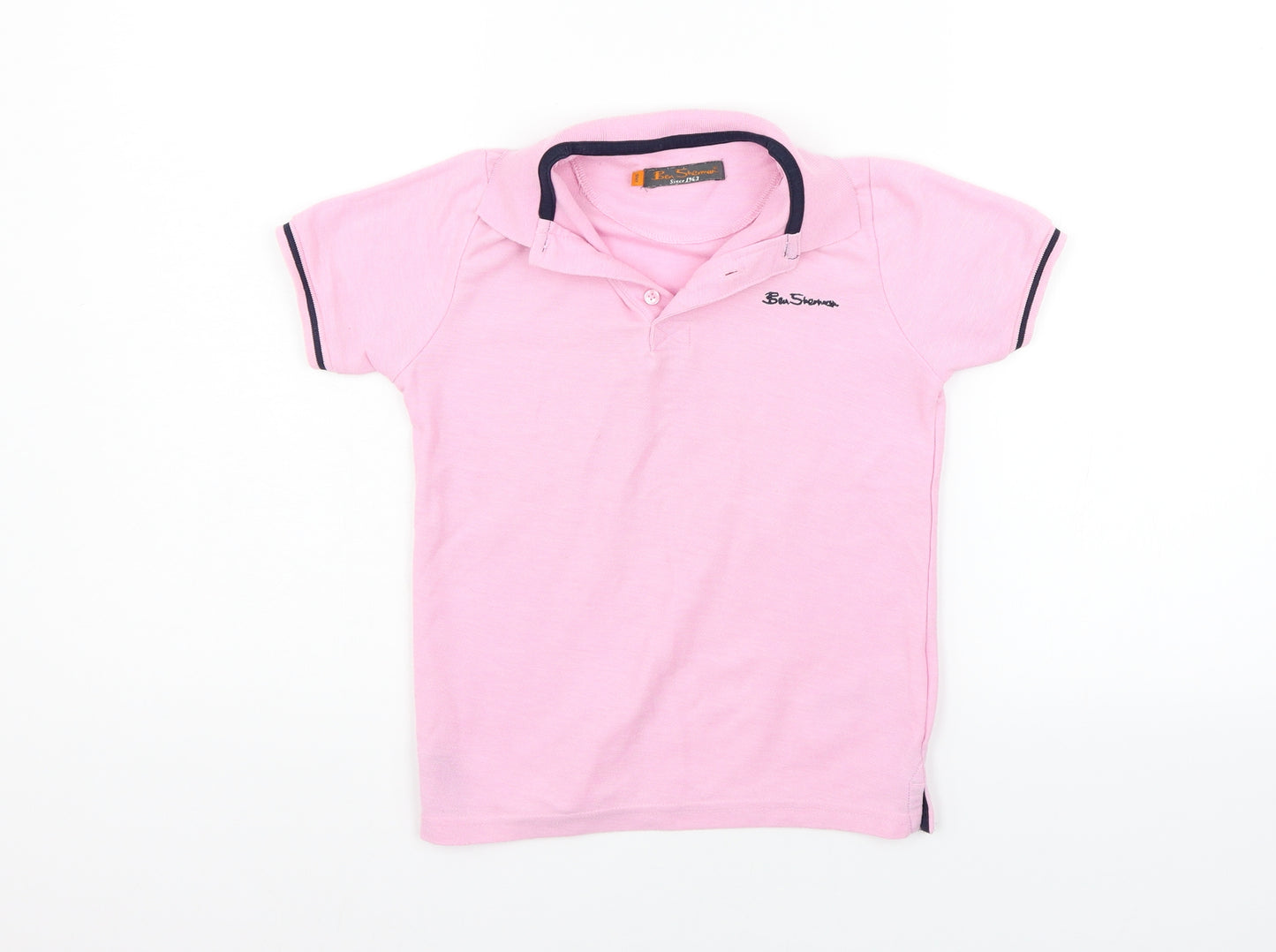 Ben Sherman Boys Pink   Basic Polo Size 5-6 Years