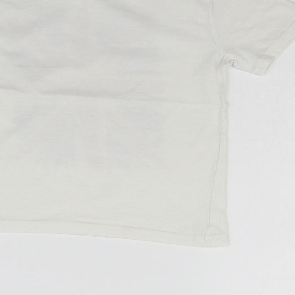 Primark Boys White   Basic T-Shirt Size 5-6 Years