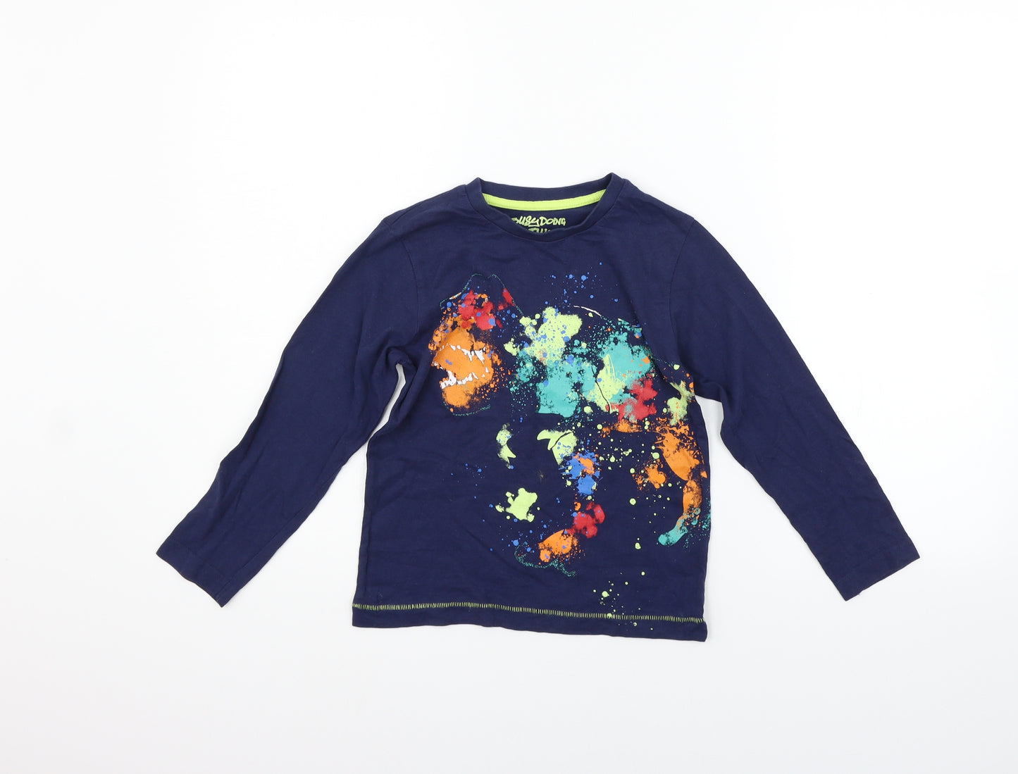 Matalan Boys Blue   Basic T-Shirt Size 7 Years