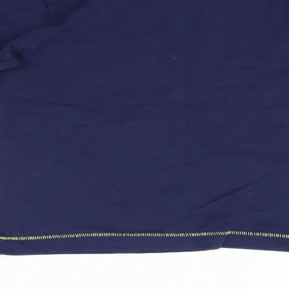 Matalan Boys Blue   Basic T-Shirt Size 7 Years