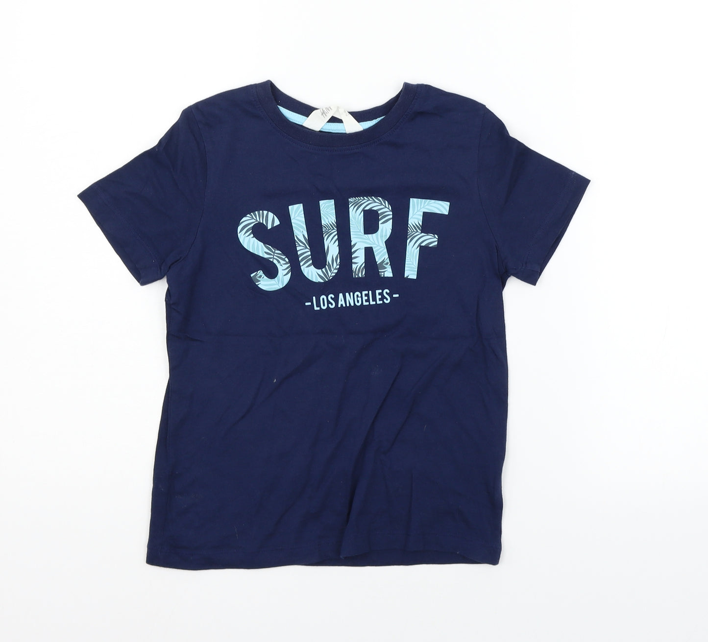 H&M Girls Blue   Basic T-Shirt Size 7-8 Years