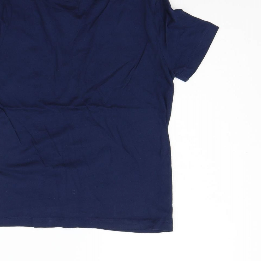 H&M Girls Blue   Basic T-Shirt Size 7-8 Years