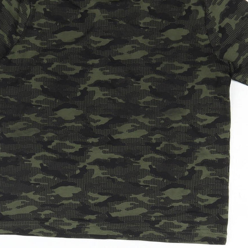 F&F Girls Green Geometric  Basic T-Shirt Size 5-6 Years