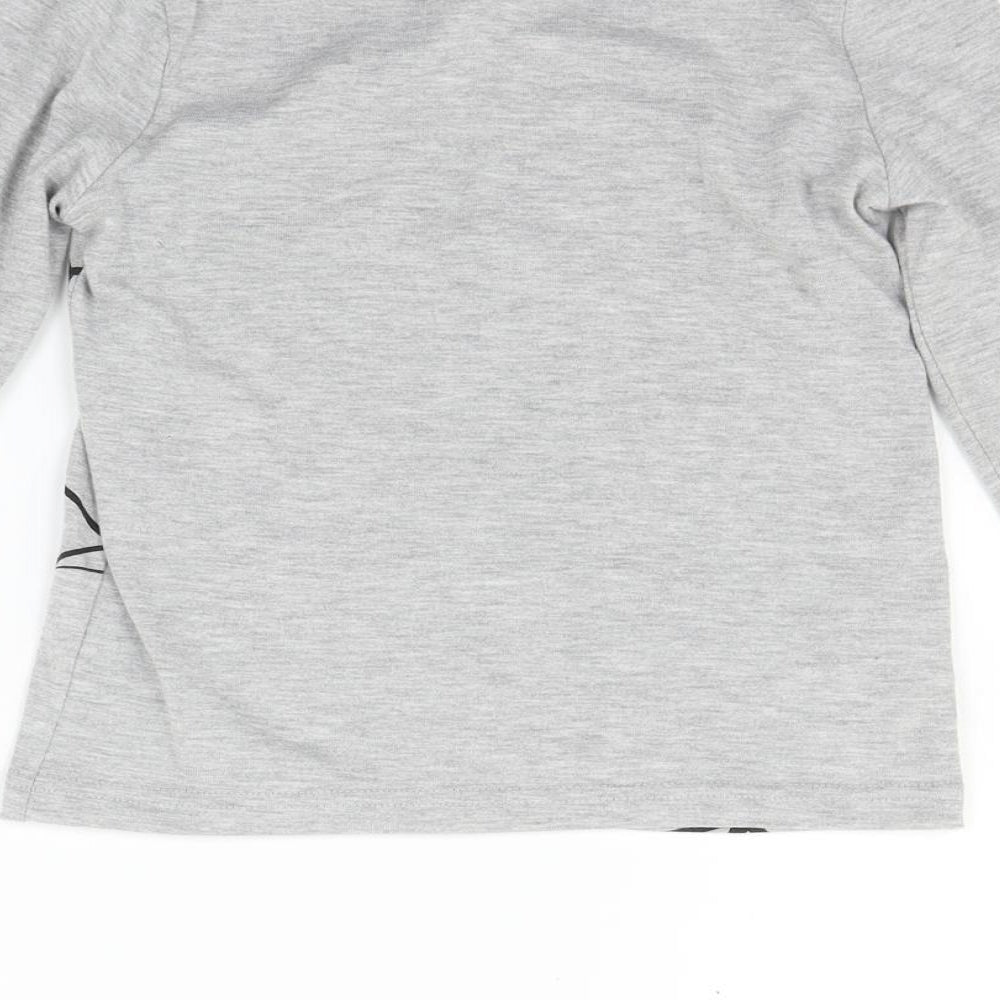 Marvel Girls Grey   Basic T-Shirt Size 7-8 Years  - SPIDERMAN