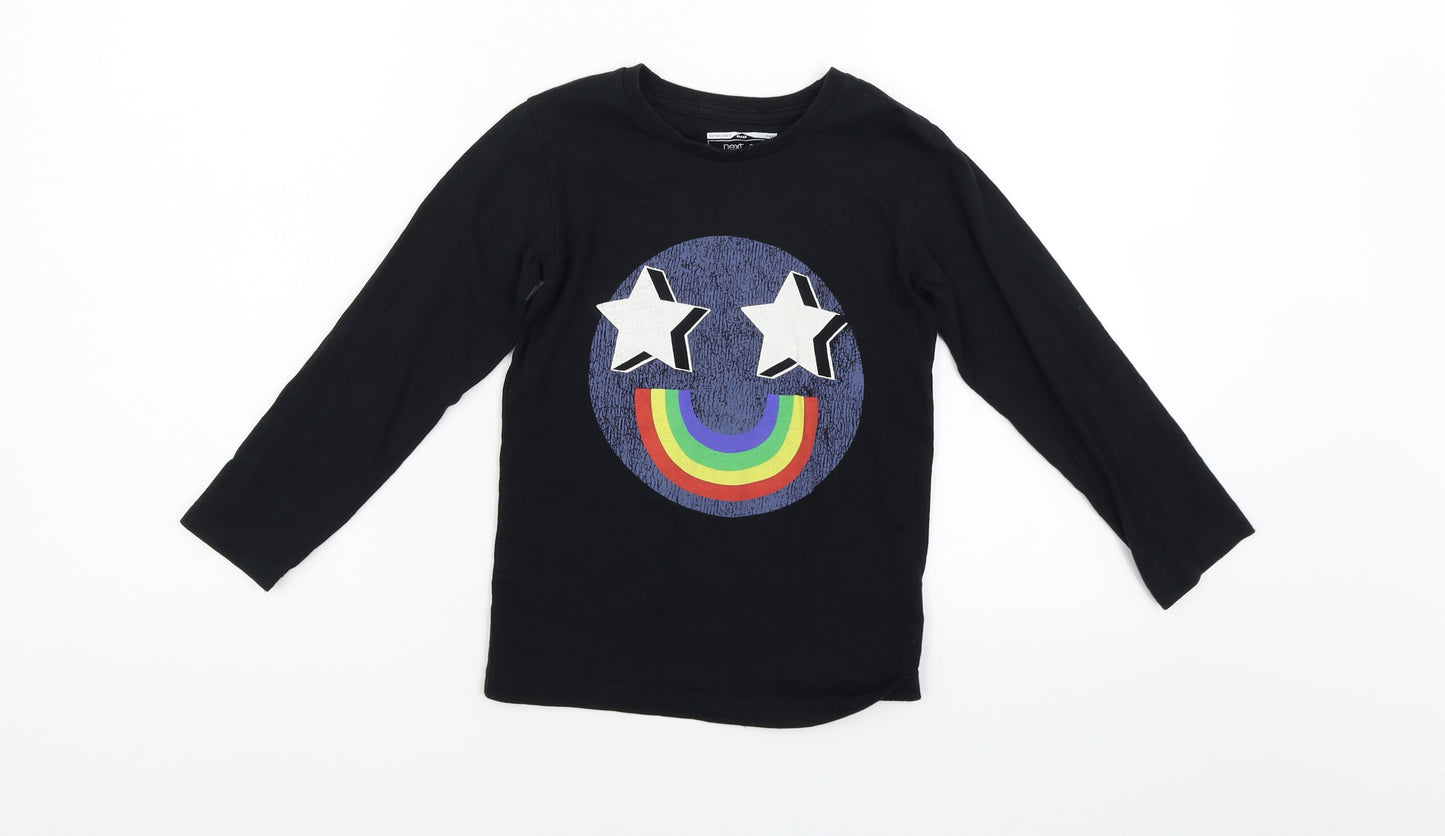 NEXT Girls Black   Basic T-Shirt Size 5-6 Years
