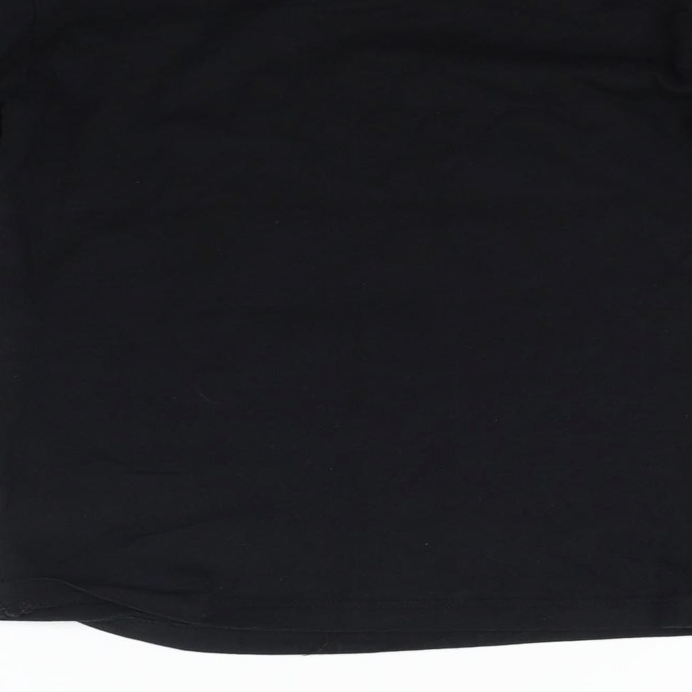 NEXT Girls Black   Basic T-Shirt Size 5-6 Years